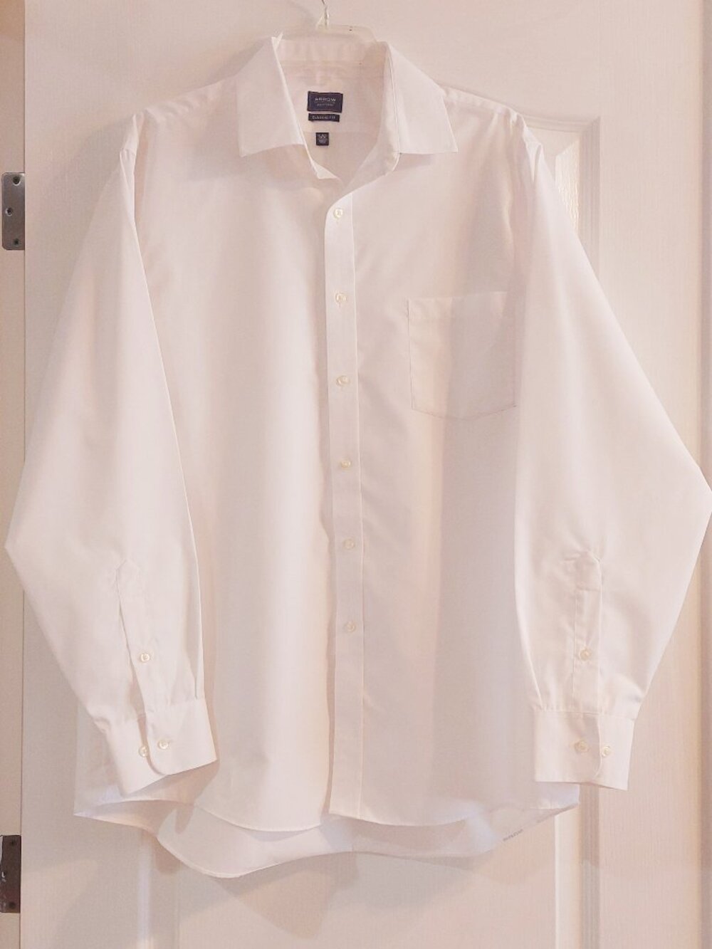 Men's Button-Down Shirt by Arrow USA 1851 Sz 16-16 1/2 34/35